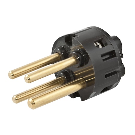 Hubbell Wiring Device-Kellems Heavy Duty Products, IEC Pin and Sleeve Devices, Industrial Grade, Male, Replacement Interior, For 100A 4-Wire IN4100DMS